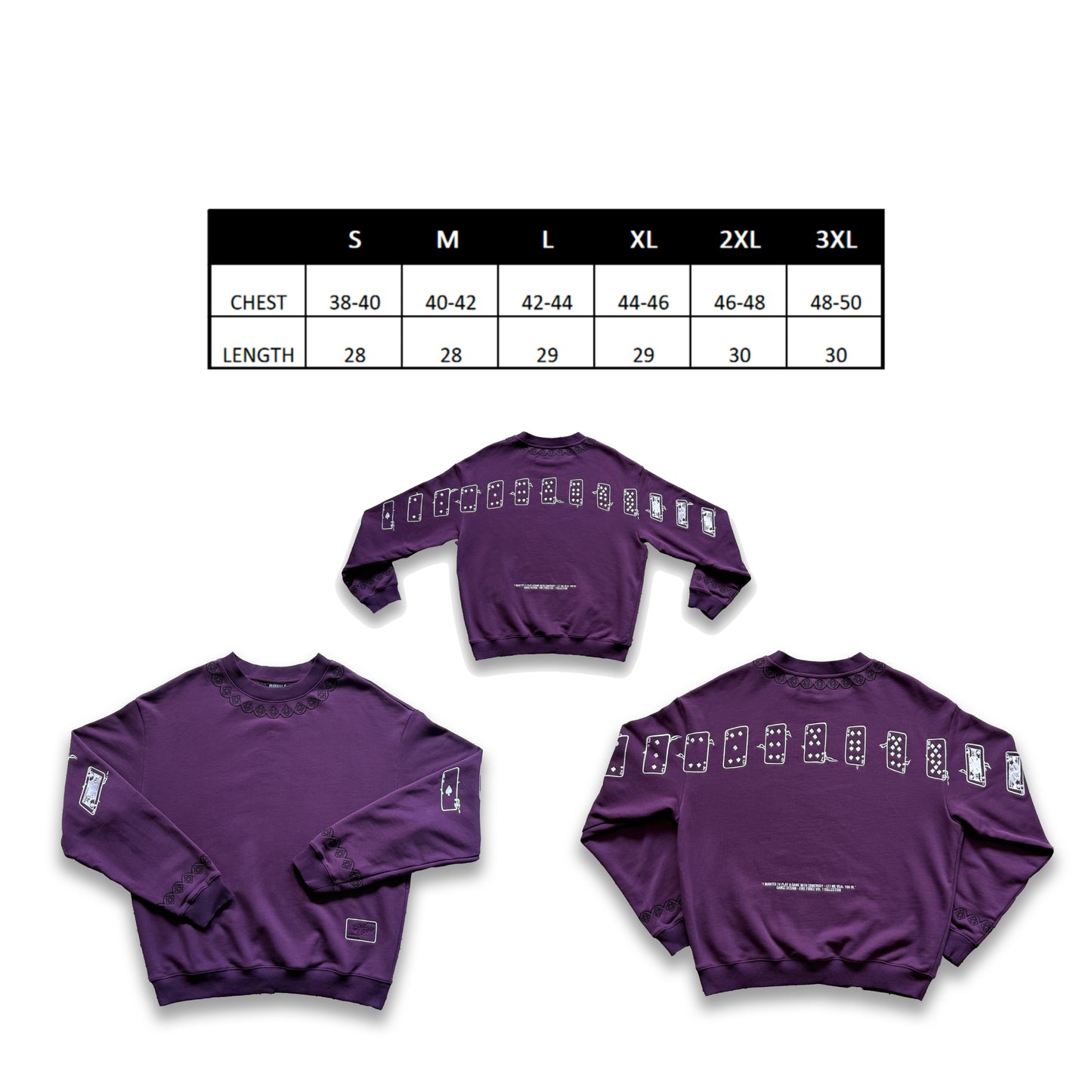 Cards Sweater - Pre Order